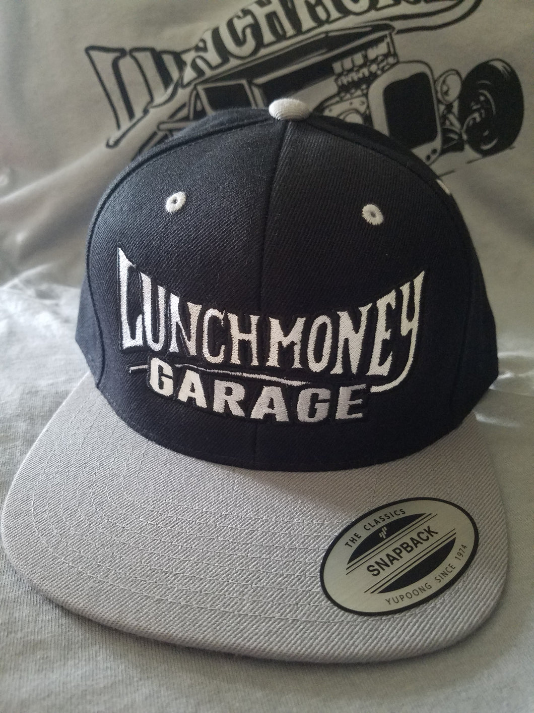 Black and Grey Lunch Money hat
