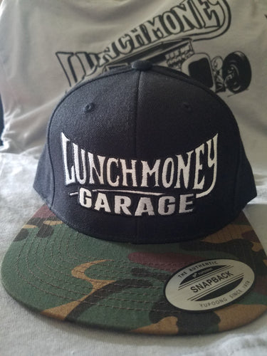 Black and Camo Lunch Money hat